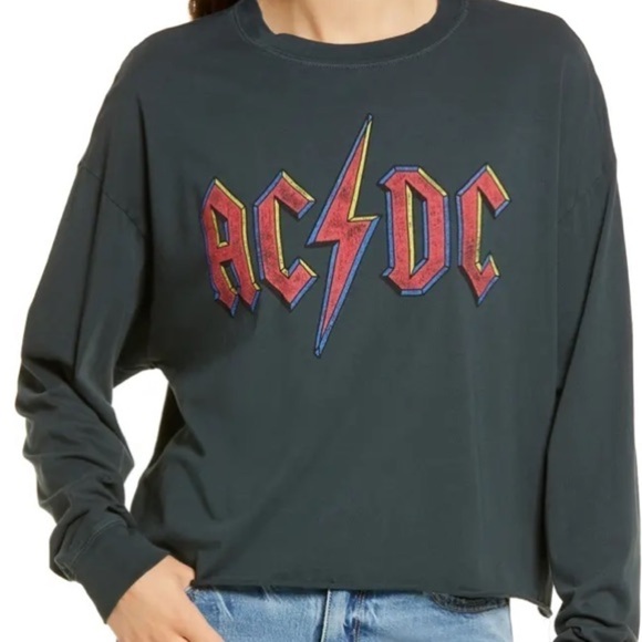 Daydreamer AC/DC shirt small‎ NEW roll hem ACDC - Picture 1 of 7